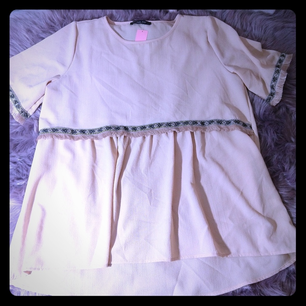 Aztec detailed blouse